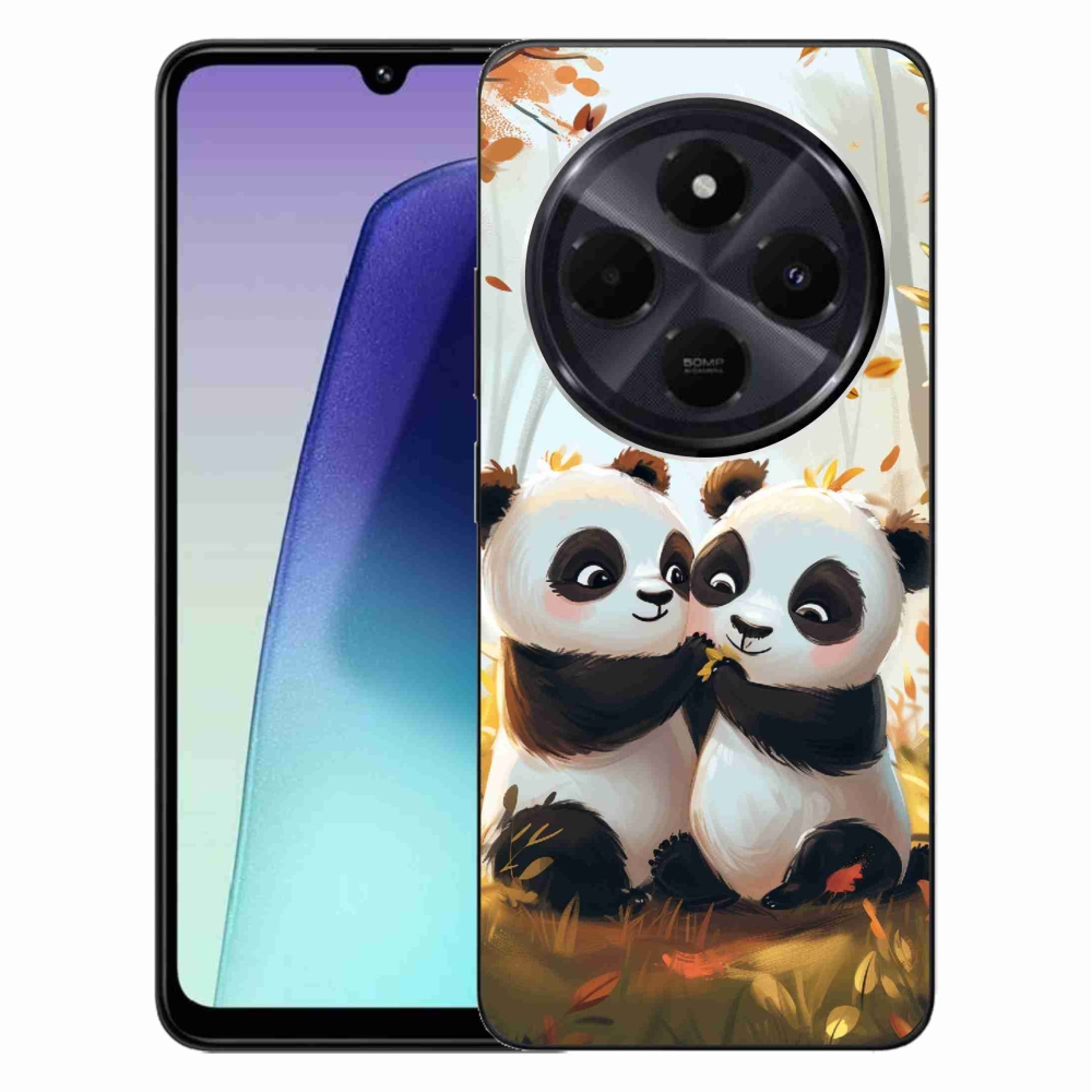 Gélový kryt mmCase na Xiaomi Redmi 14C/Poco C75 - pandy