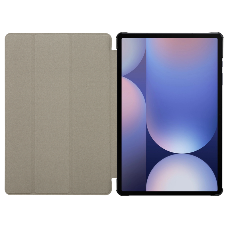Taktické trojskladové puzdro Book pre Samsung Galaxy Tab S9/S9 FE/S10 FE/S10 Lite Black