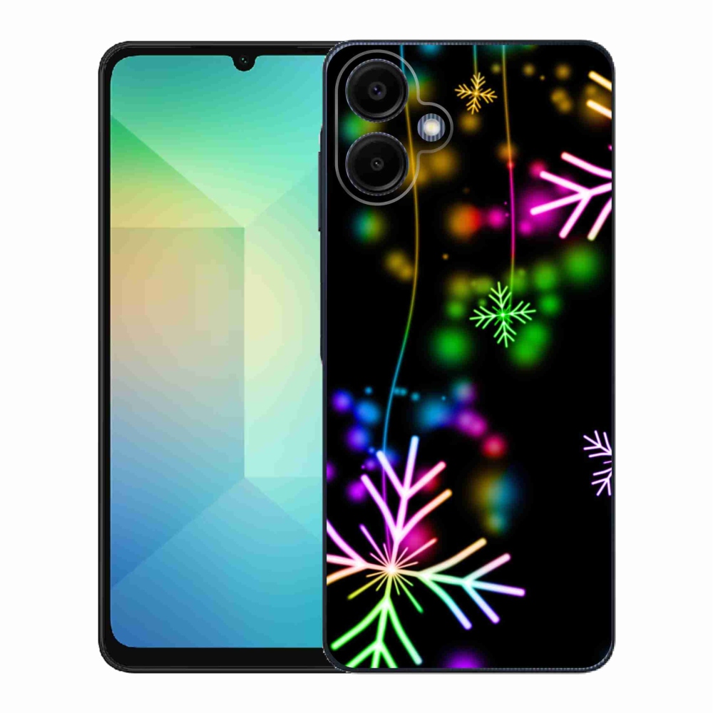 Gélový kryt mmCase na Samsung Galaxy A06 4G - farebné vločky