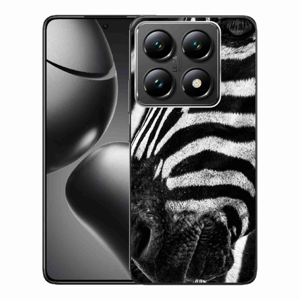 Gélový kryt mmCase na Xiaomi 14T Pro - zebra