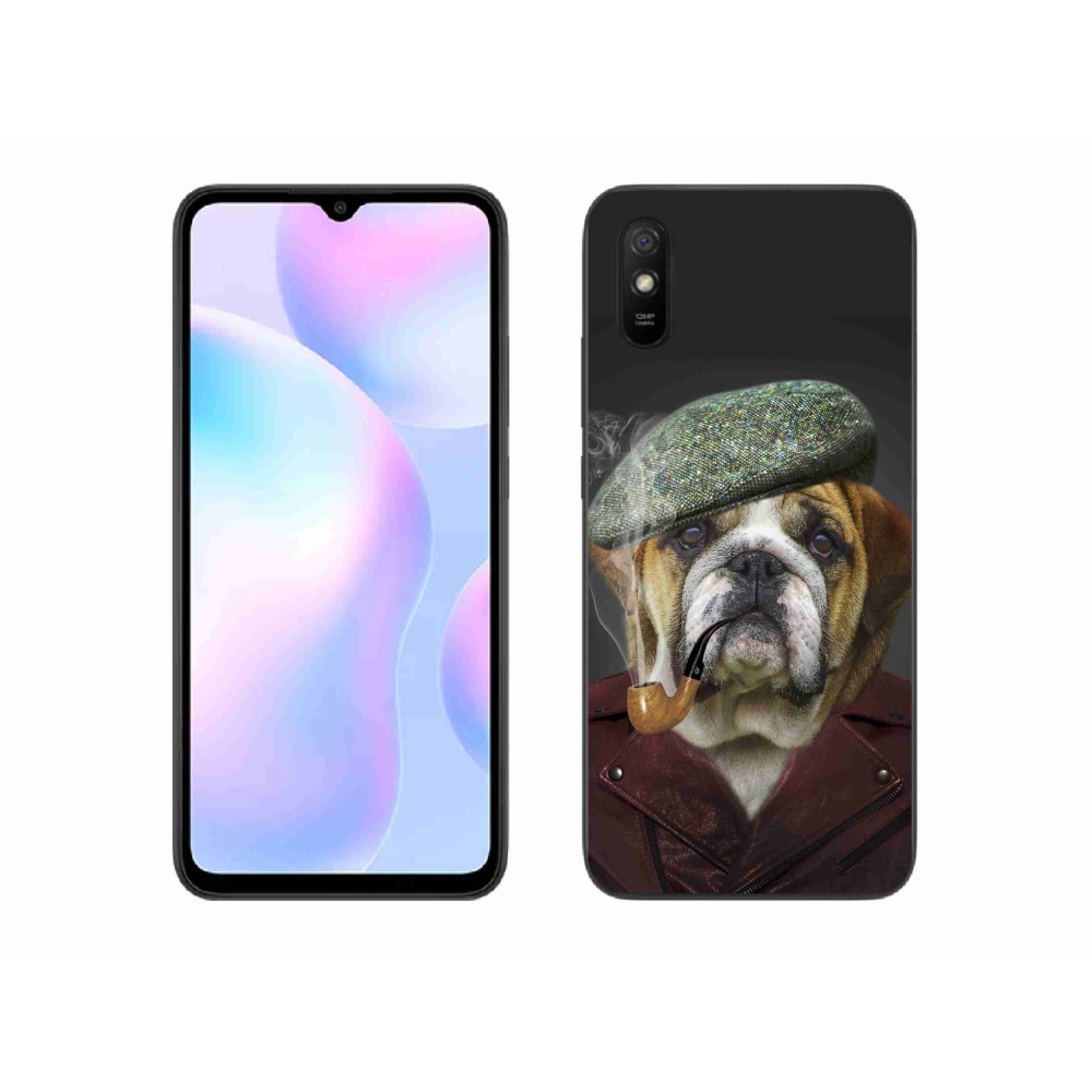 Gélový kryt mmCase na Xiaomi Redmi 9A - pes s fajkou