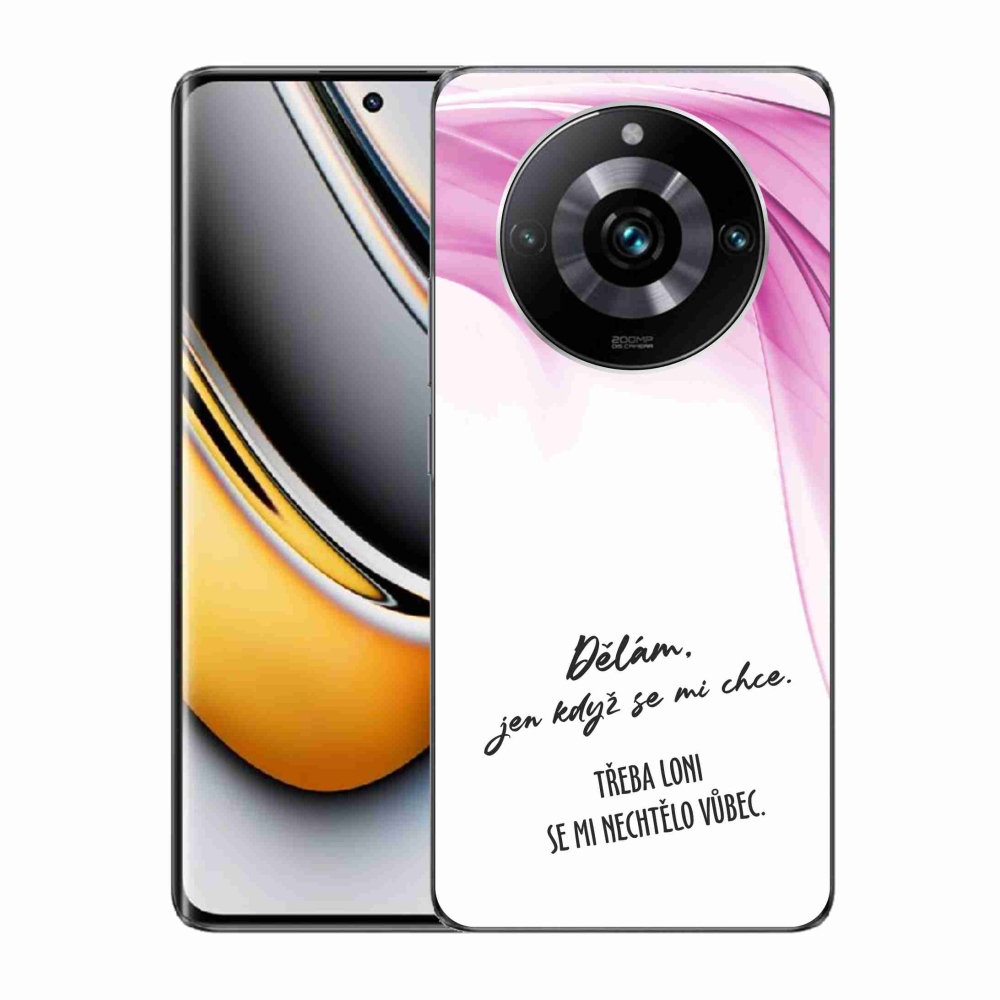 Gélový kryt mmCase na Realme 11 Pro/11 Pro+ - vtipný text 12 biele pozadie