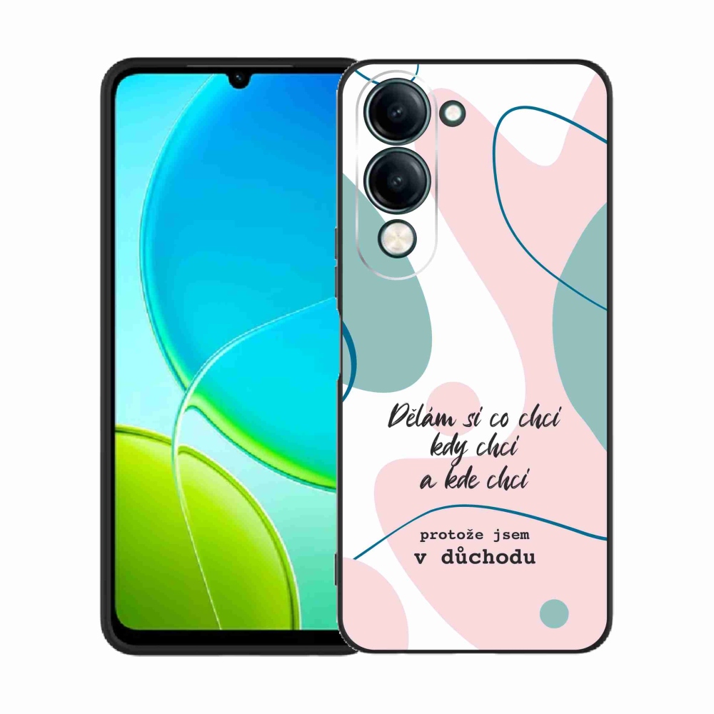 Gélový kryt mmCase na Vivo Y29s 5G - vtipný text 10 biele pozadie