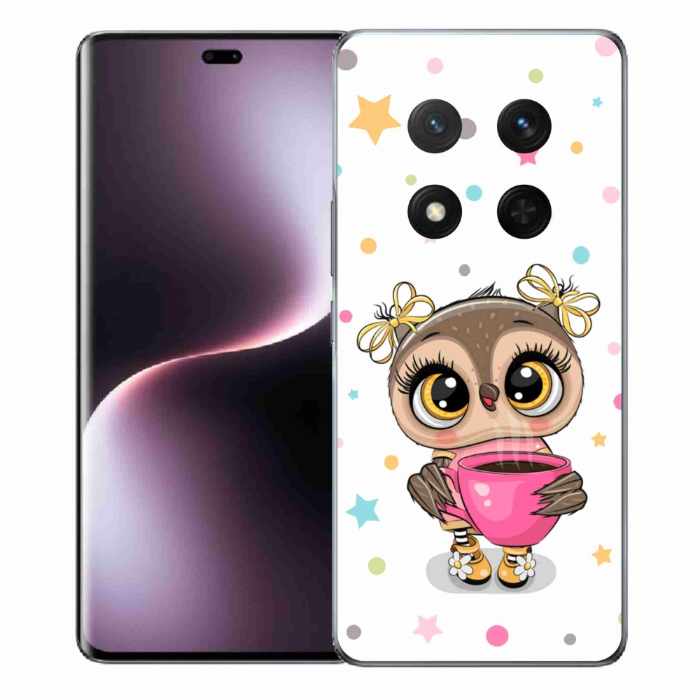 Gélový kryt mmCase na Honor Magic 7 Lite 5G - kreslená sovička