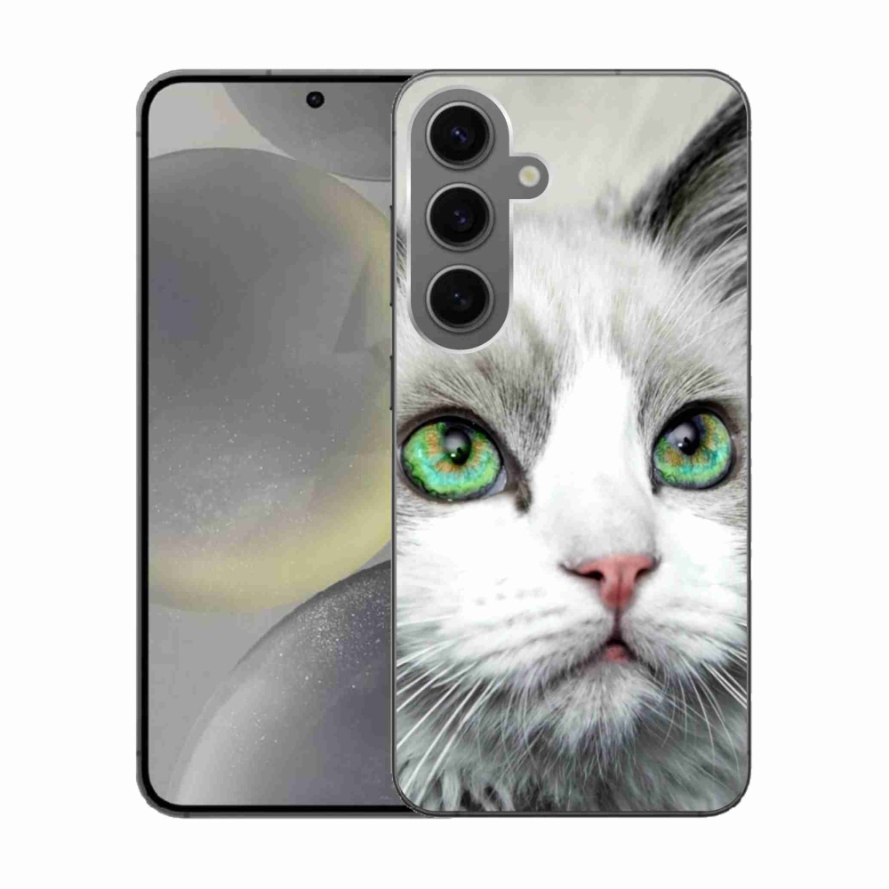 Gélový kryt mmCase na Samsung Galaxy S24 - mačacie pohľad