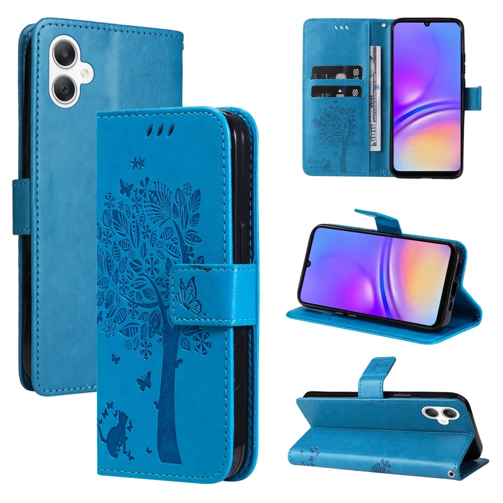 Trees knižkové púzdro na Samsung Galaxy A06 4G - modré