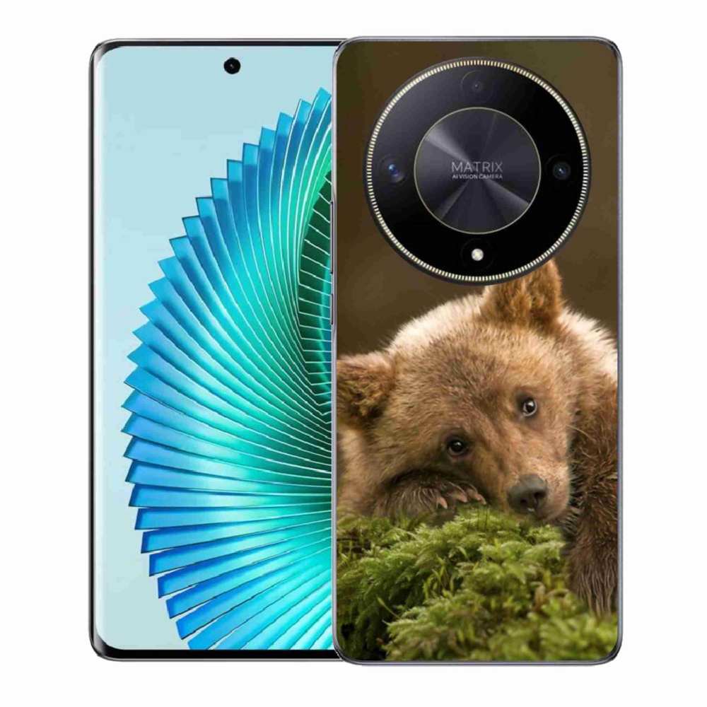 Gélový kryt mmCase na Honor Magic 6 Lite 5G - medveď