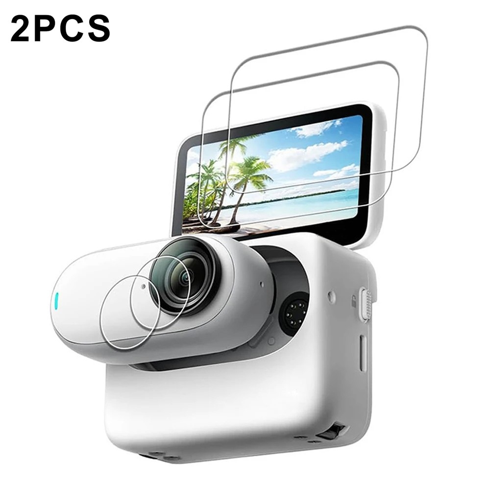 Sada 2× tvrdené sklo na displej a objektív pre Insta360 GO 3S