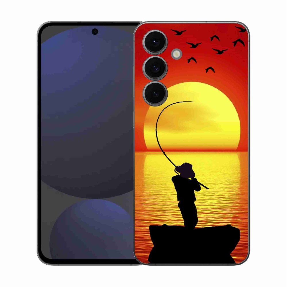 Gélový kryt mmCase na Samsung Galaxy S25 FE - rybárčenie