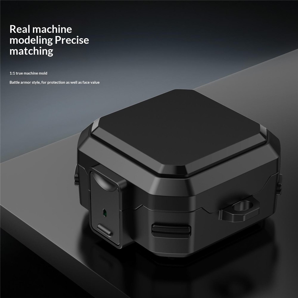 Lock odolný obal na Samsung Galaxy Buds4 Pro/Buds4 - čierny