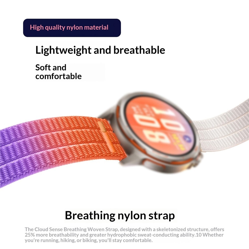 Loop nylonový remienok 20mm na Samsung Galaxy Watch7 44mm/40mm - vzor F
