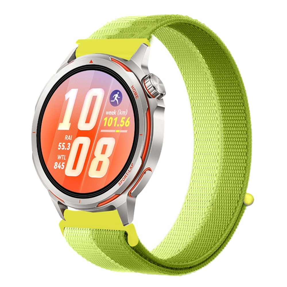 Loops nylonový remienok 20mm na Samsung Galaxy Watch7 44mm/40mm - zelený
