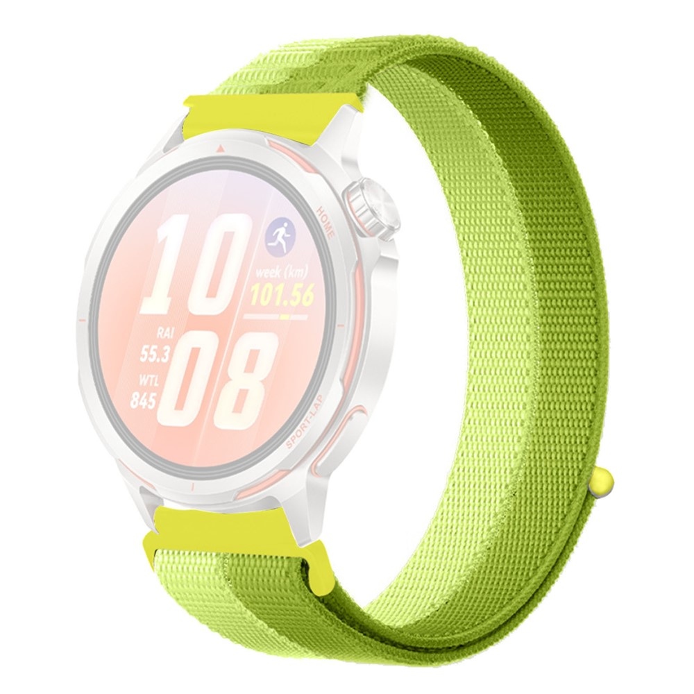 Loops nylonový remienok 20mm na Samsung Galaxy Watch7 44mm/40mm - zelený
