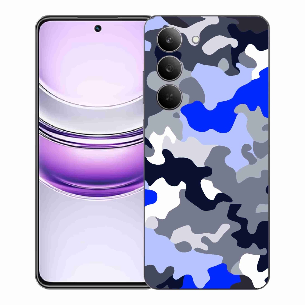 Gélový kryt mmCase na Realme 14x 5G - maskáčový vzor 8