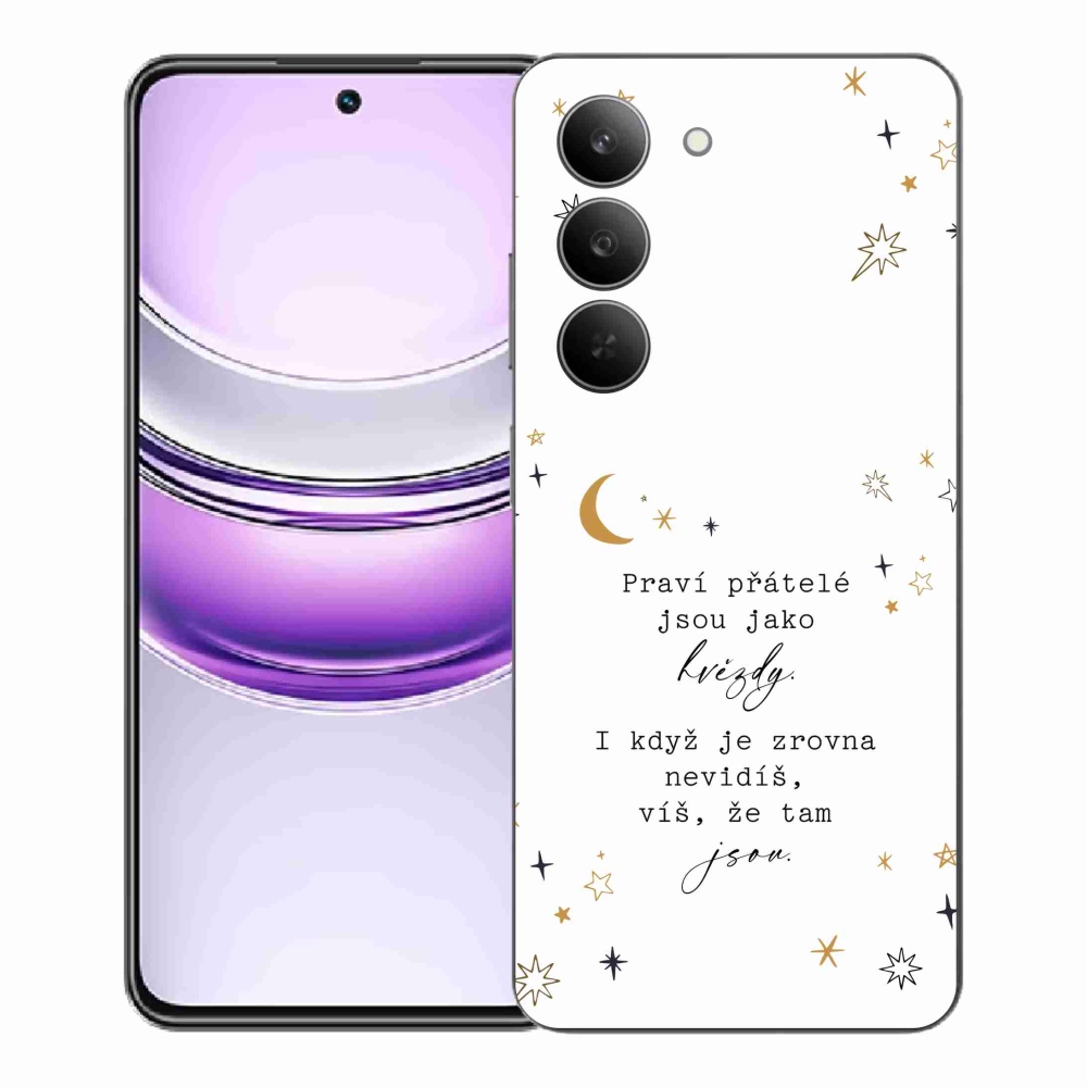Gélový kryt mmCase na Realme 14x 5G - citát 6 biele pozadie