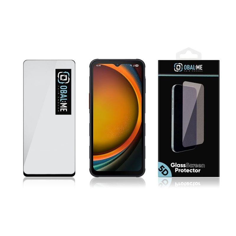 BALENIE:ME 5D tvrdené sklo pre Samsung Galaxy Xcover7 Pro Black