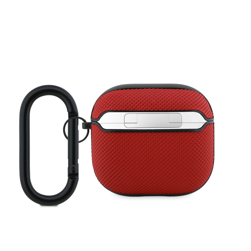 Lacoste Petit Pique Croc Logo Patch Case pre AirPods 4 Red