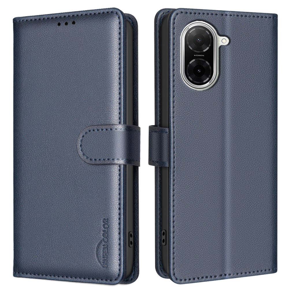 BINFEN knižkové púzdro na Xiaomi Redmi A5 (171.7x77.8x8.3mm) - modré