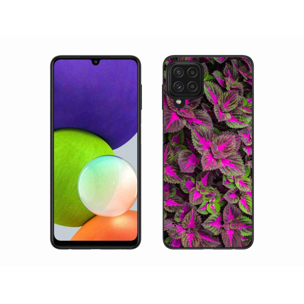 Gélový kryt mmCase na Samsung Galaxy A22 4G - kvety 10