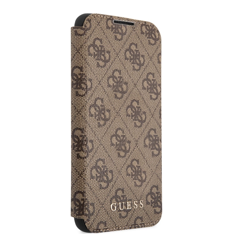 Guess 4G Book Puzdro pre Samsung Galaxy S22 Brown