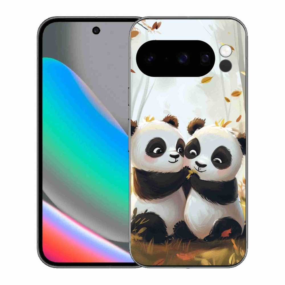 Gélový kryt mmCase na Google Pixel 10 Pro - pandy