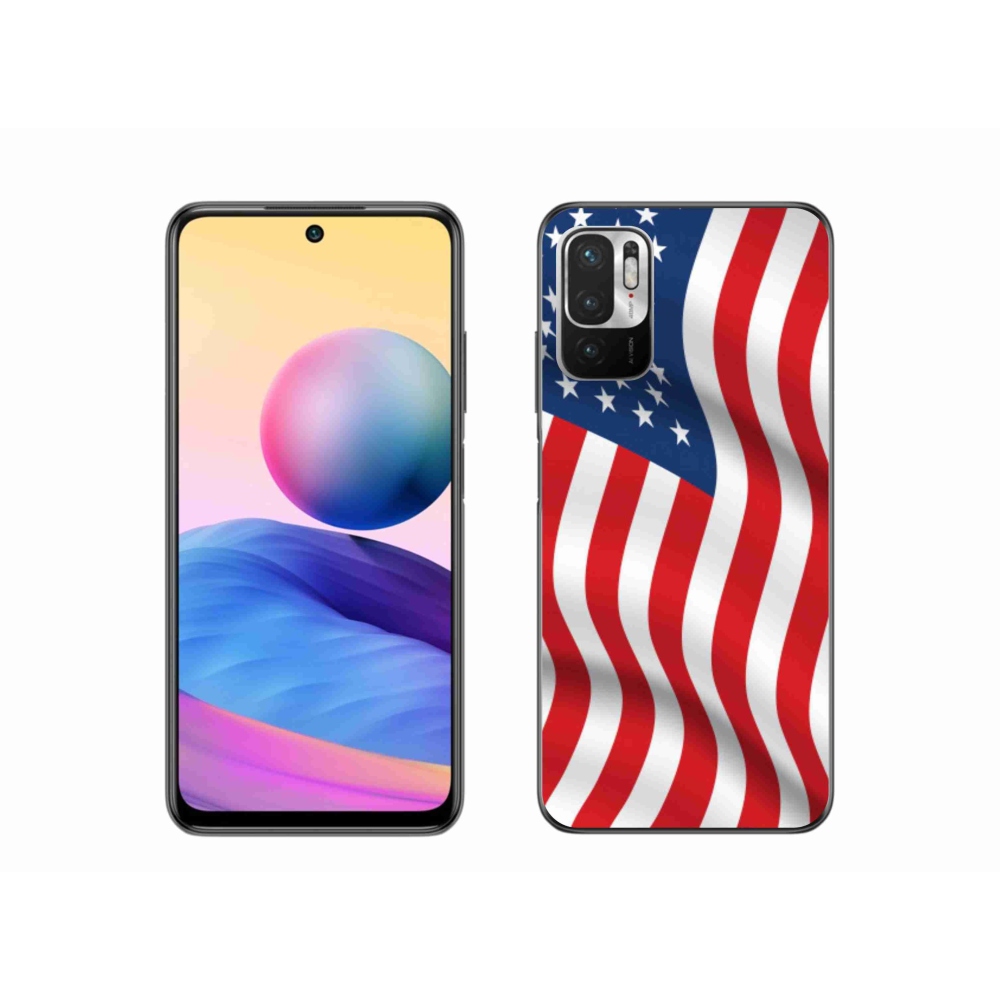 Gélový kryt mmCase na mobil Xiaomi Redmi Note 10 5G - USA vlajka