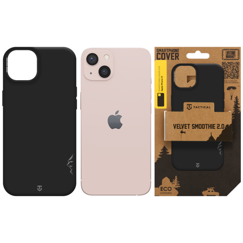 Tactical MagForce Velvet Smoothie 2.0 – puzdro pre Apple iPhone 13 v farbe Asphalt