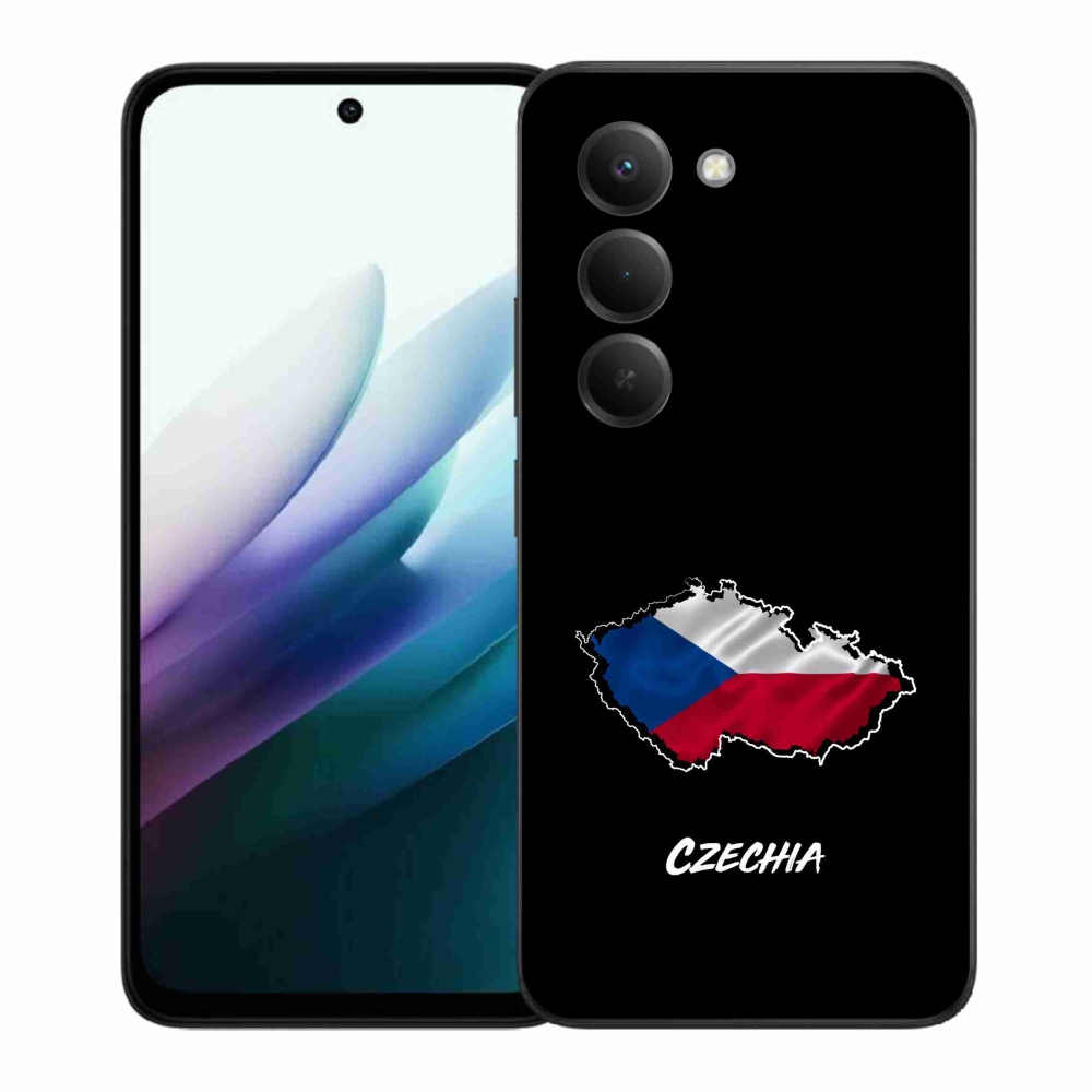 Gélový kryt mmCase na Xiaomi Redmi 15 4G/5G (171mm) - Czechia čierne pozadie