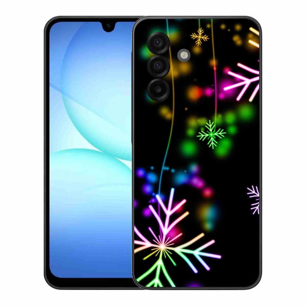 Gélový kryt mmCase na Samsung Galaxy A17 4G/5G - farebné vločky
