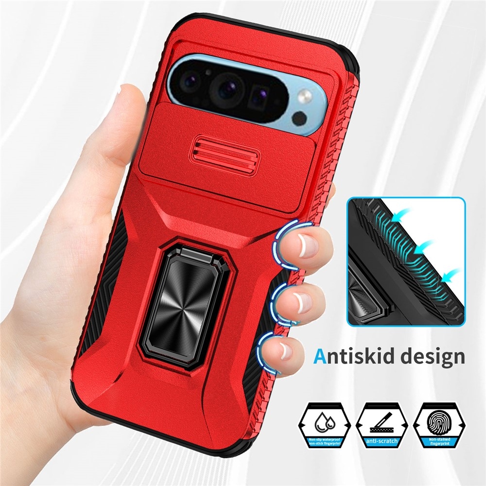 Lids odolný kryt na Google Pixel 10 Pro/9 Pro/9 - červený