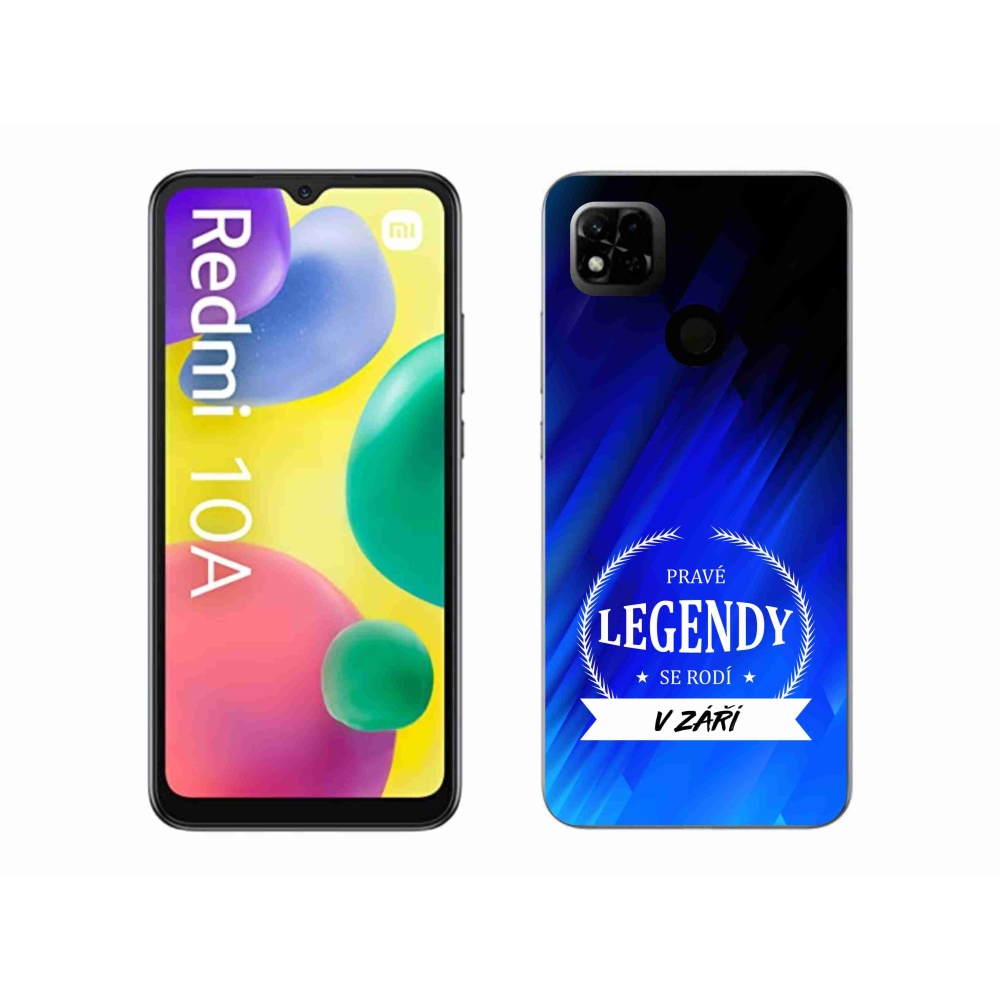 Gélový kryt mmCase na Xiaomi Redmi 10A - legendy v septembri modré pozadie