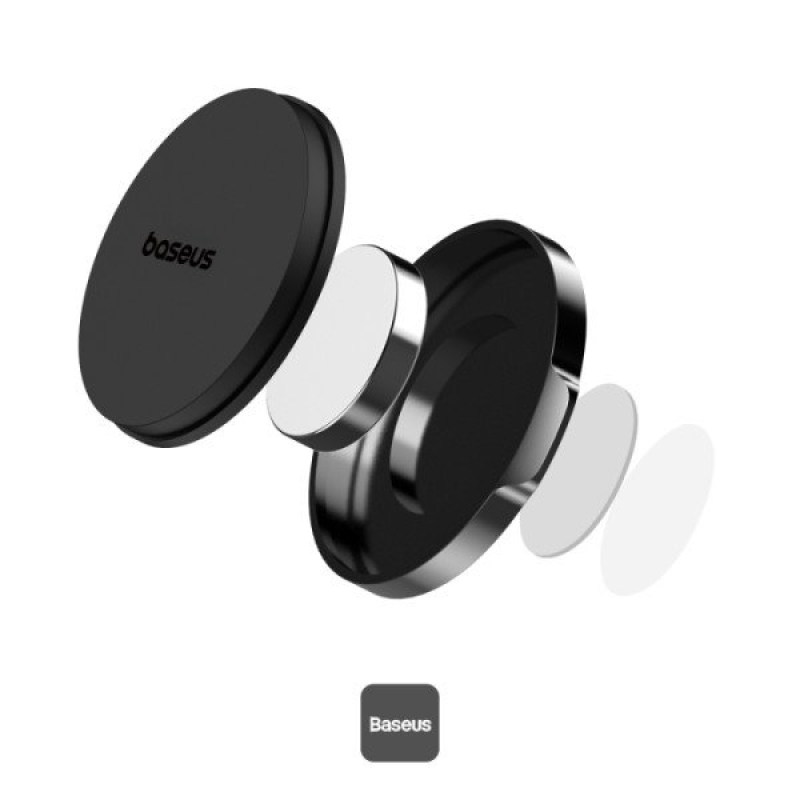 Baseus Small Ears Series Flat Magnetic Car Holder Cluster Black