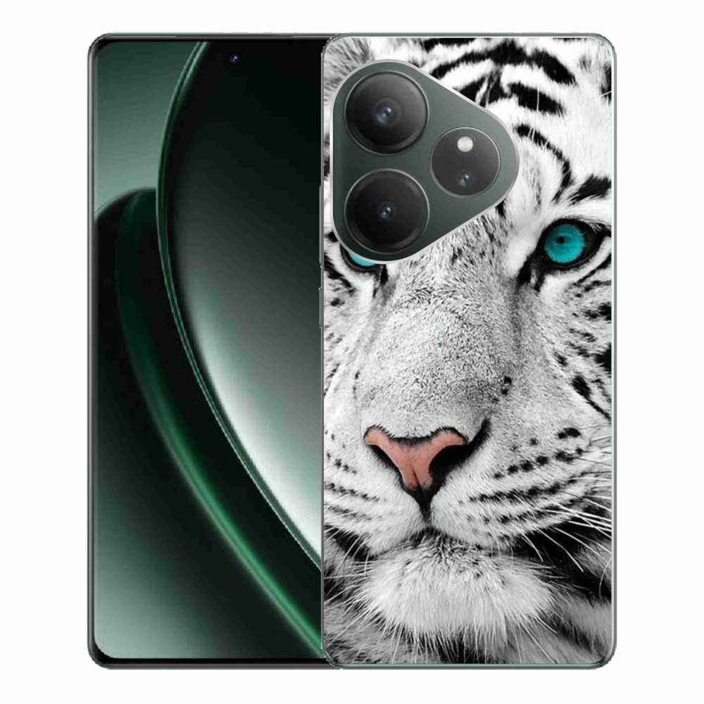 Gélový kryt mmCase na Realme GT 6 5G/GT 6T 5G - biely tiger