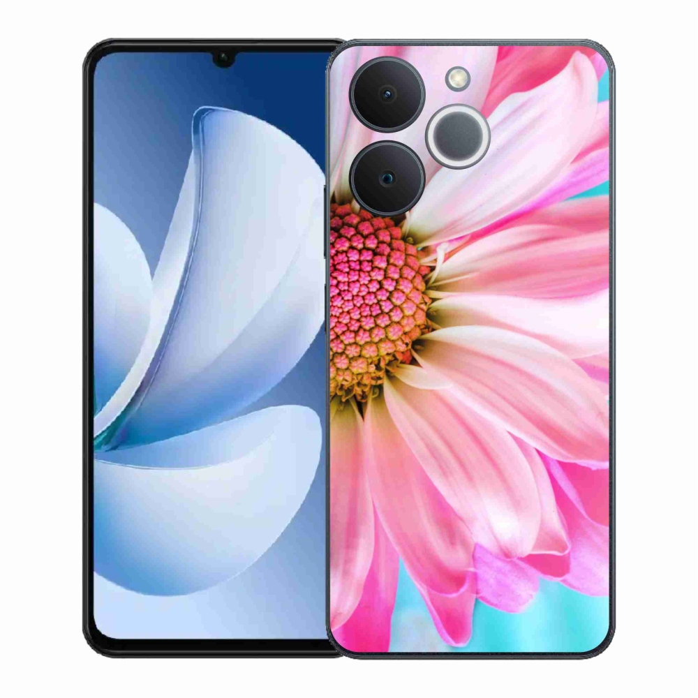 Gélový kryt mmCase na Realme Note 70T - ružový kvet