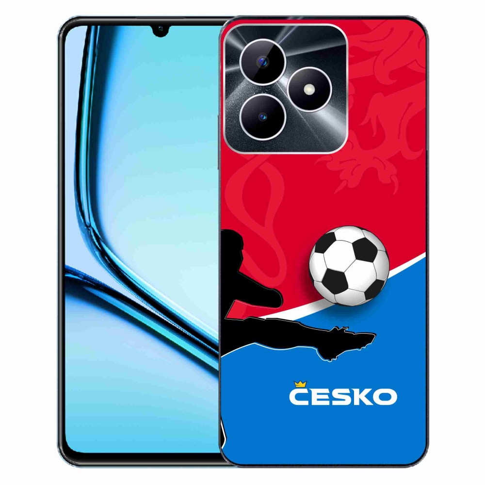 Gélový kryt mmCase na Realme Note 50 - futbal Česko 2