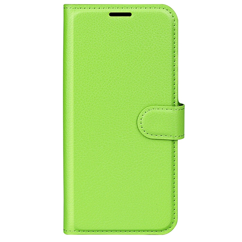 Litchi knižkové púzdro na Xiaomi 14 Pro - zelené