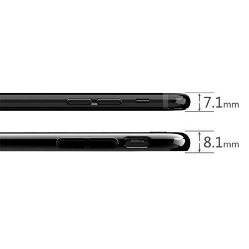 Luxy elegantný plastový obal sa zdobením na iPhone 7 a 8 - kvetinový střevíc