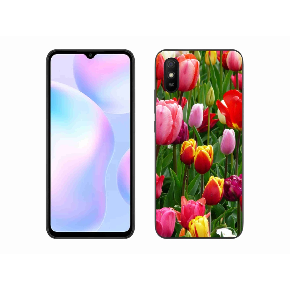 Gélový kryt mmCase na Xiaomi Redmi 9AT - tulipány