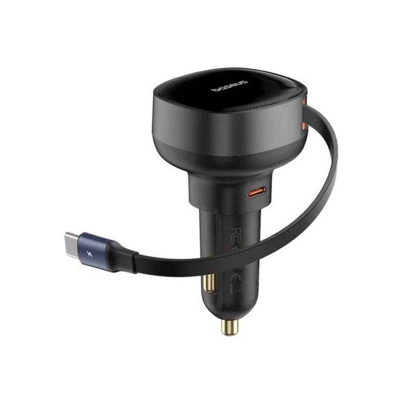 Baseus Enjoyment Pro Autonabíjačka USB-C 60 W, čierna