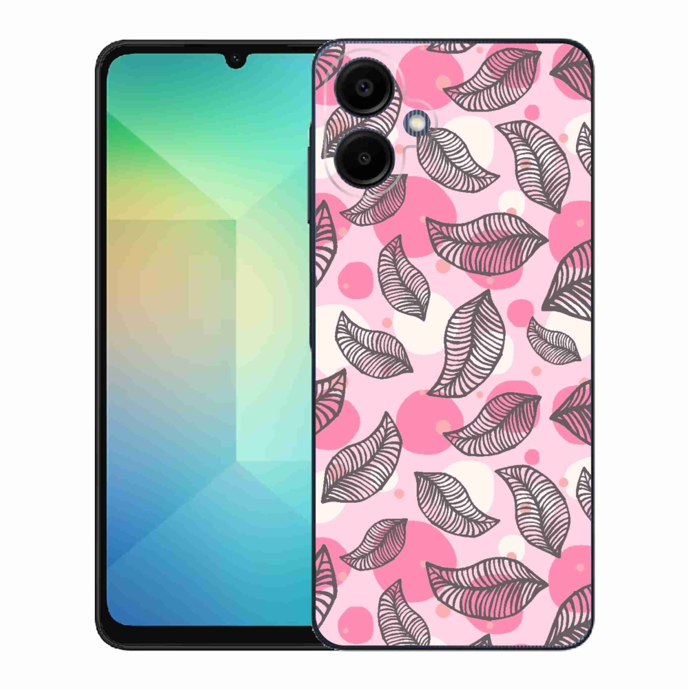 Gélový kryt mmCase na Samsung Galaxy A06 4G - kreslené padajúce listy