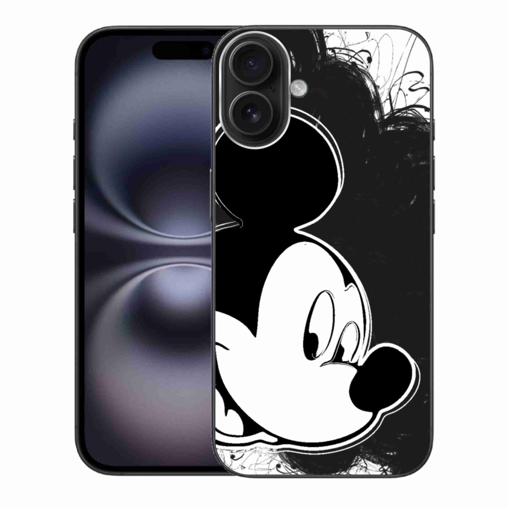 Gélový kryt mmCase na iPhone 16 Plus - mickey mouse 1