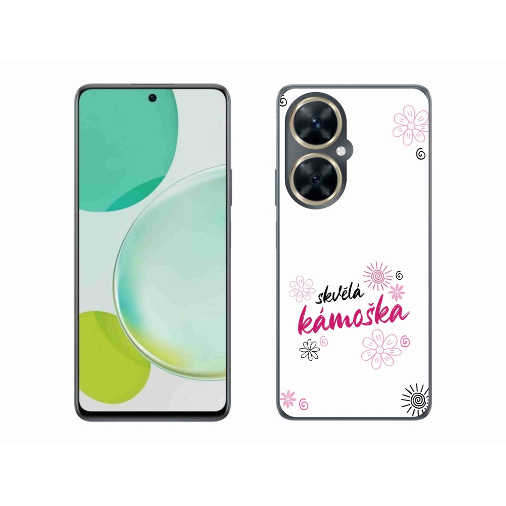Gélový kryt mmCase na Huawei Nova 11i - skvelá kamoška biele pozadie