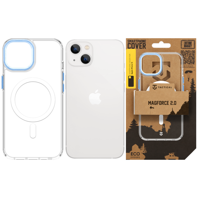 Tactical MagForce 2.0 Puzdro pre Apple iPhone 13, modré