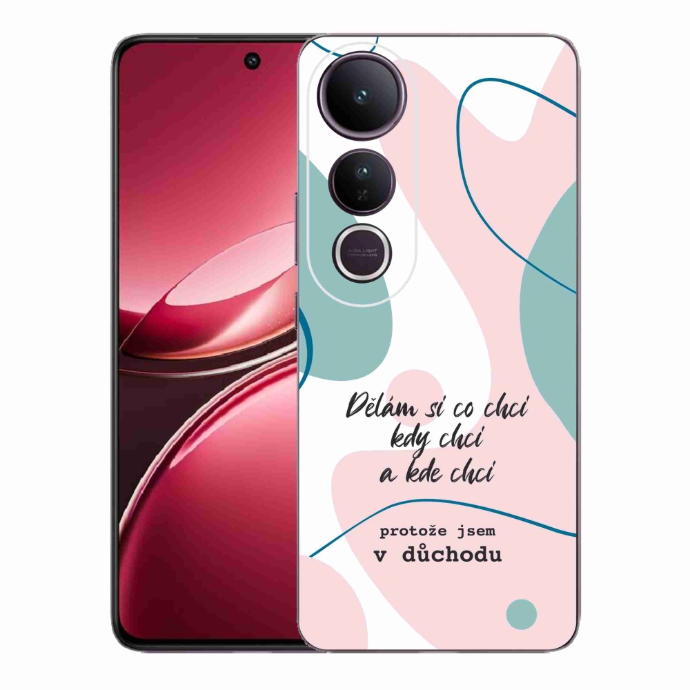 Gélový kryt mmCase na Vivo V50 Lite 4G/5G - vtipný text 10 biele pozadie