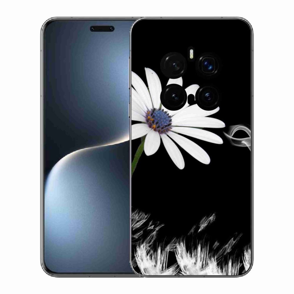 Gélový kryt mmCase na Honor Magic 7 Pro 5G - biela kvetina