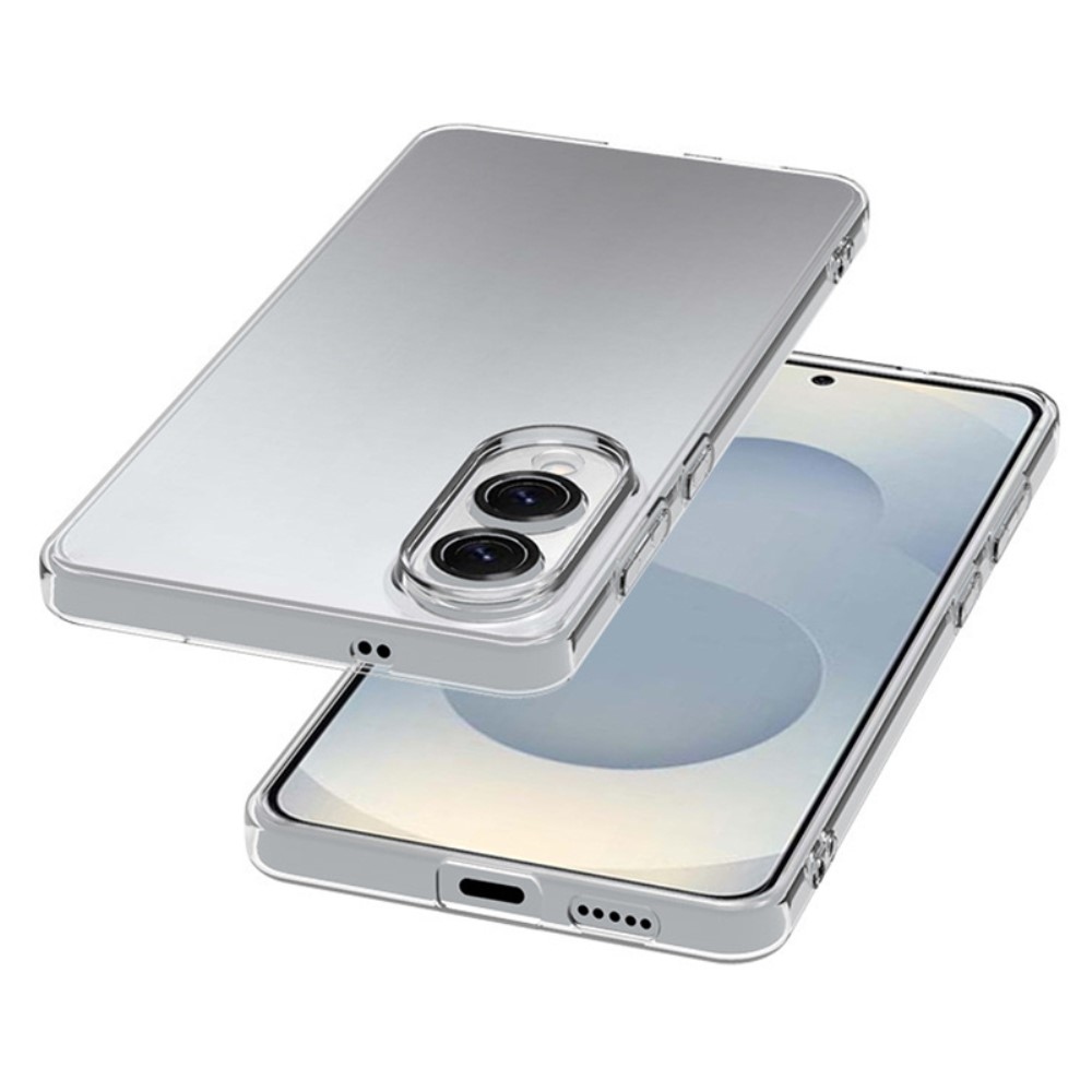 Priehľadný gélový obal na Samsung Galaxy S25 Edge - priehľadný