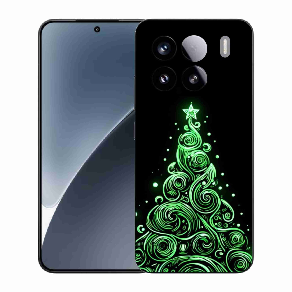 Gélový kryt mmCase na Xiaomi 15 - neónový vianočný stromček 3