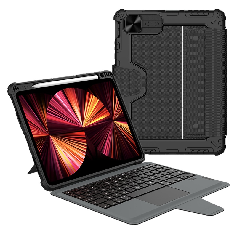 Puzdro Nillkin Bumper Combo s klávesnicou pre iPad Air 4/5/10,9 2020/11 2024/2025/2026/Pro 11 2020/2021/2022, čierne