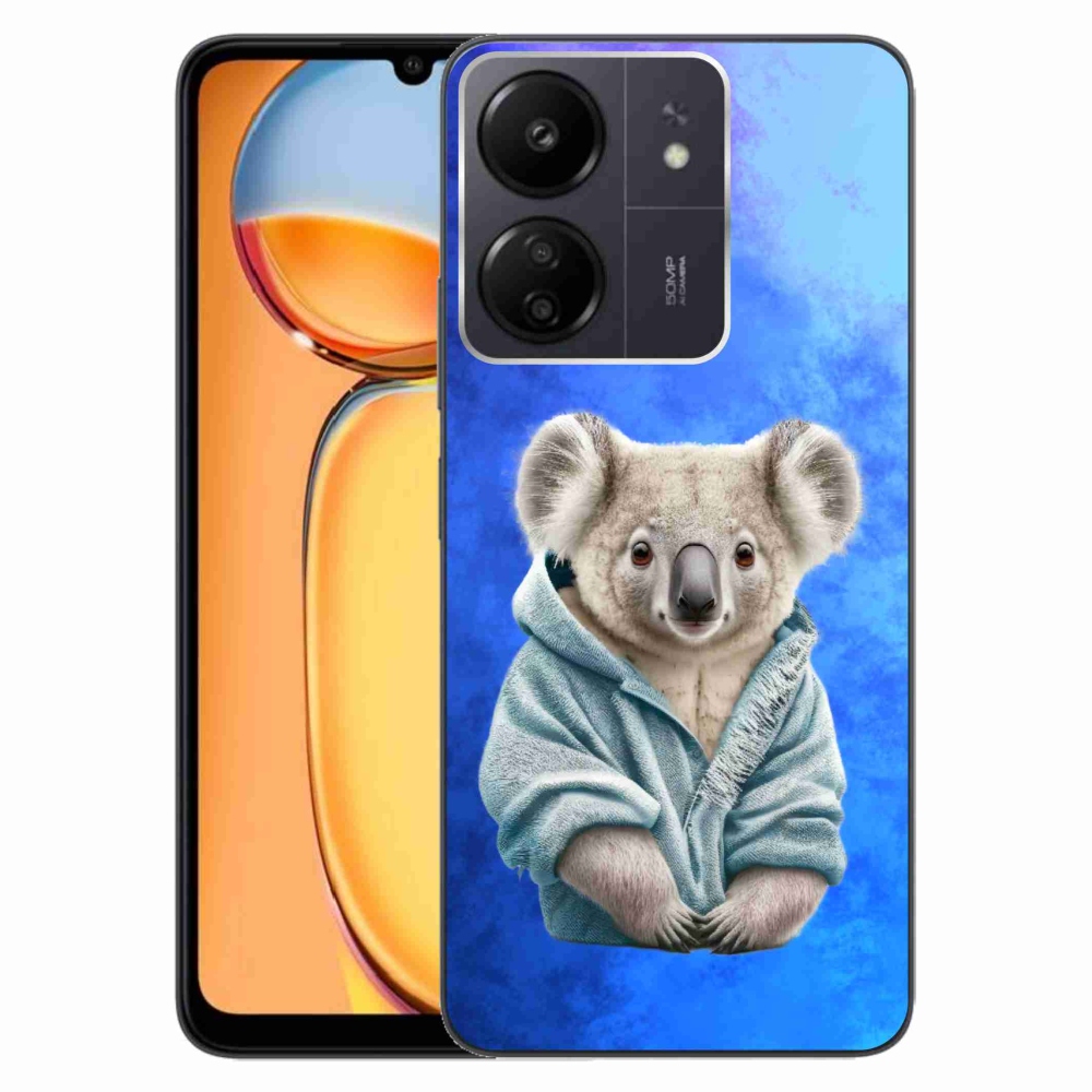 Gélový kryt mmCase na Xiaomi Poco C65/Redmi 13C - koala vo svetri