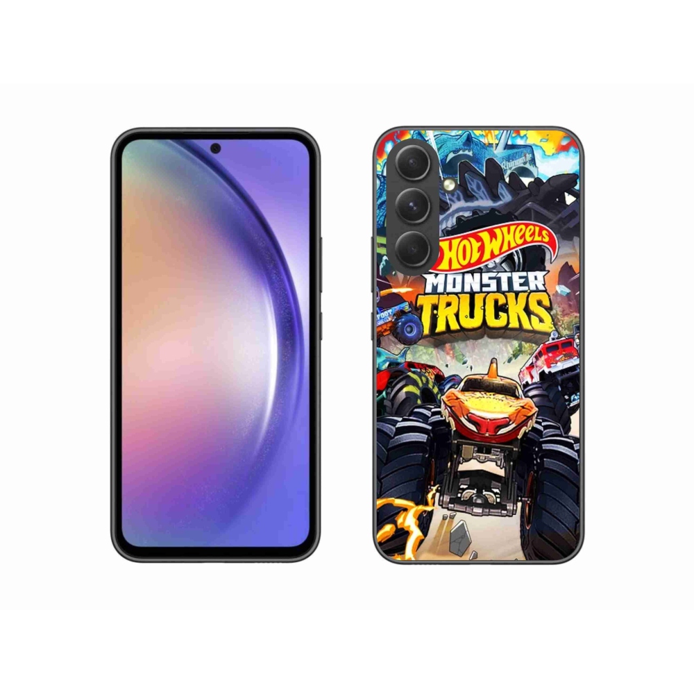 Gélový kryt mmCase na Samsung Galaxy A54 5G - hot wheels 2